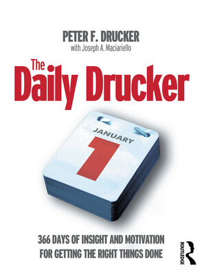 cover image of The Daily Drucker